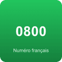Logo Les numéros 0800 français